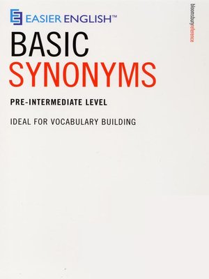 cover image of Easier English Basic Synonyms